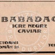 icre negre Babadag (anii 30)